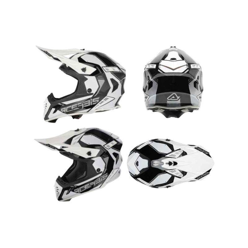 CAPACETE ACERBIS X-TRACK 22-06 PRETO/BRANCO