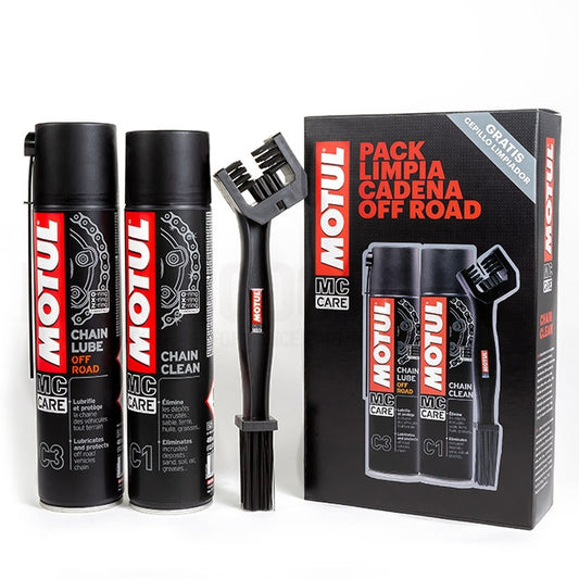 PACK Motul MC Care Limpador + lubrificante OFF-ROAD