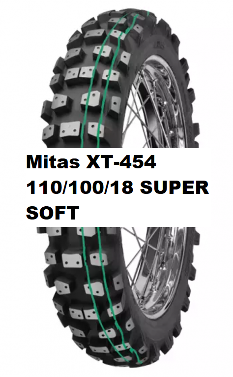 PNEU Mitas XT-454 110/100/18 SUPER SOFT