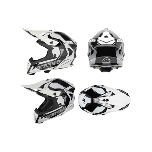 CAPACETE ACERBIS X-TRACK 22-06 PRETO/BRANCO