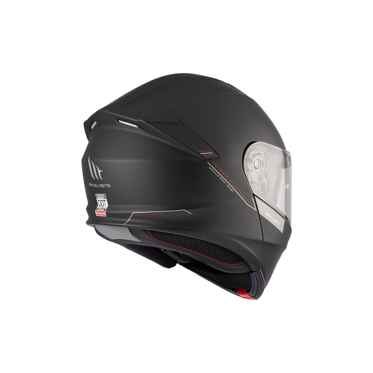 Capacete modular MT Helmets Genesis SV Solid NEGRO