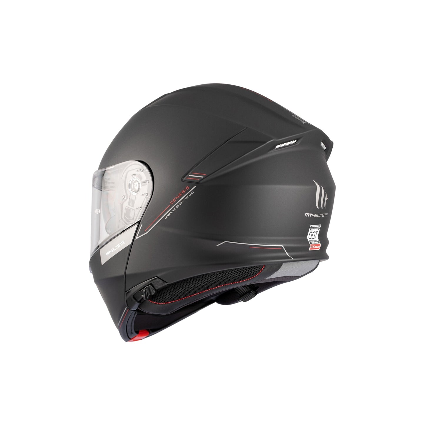 Capacete modular MT Helmets Genesis SV Solid NEGRO