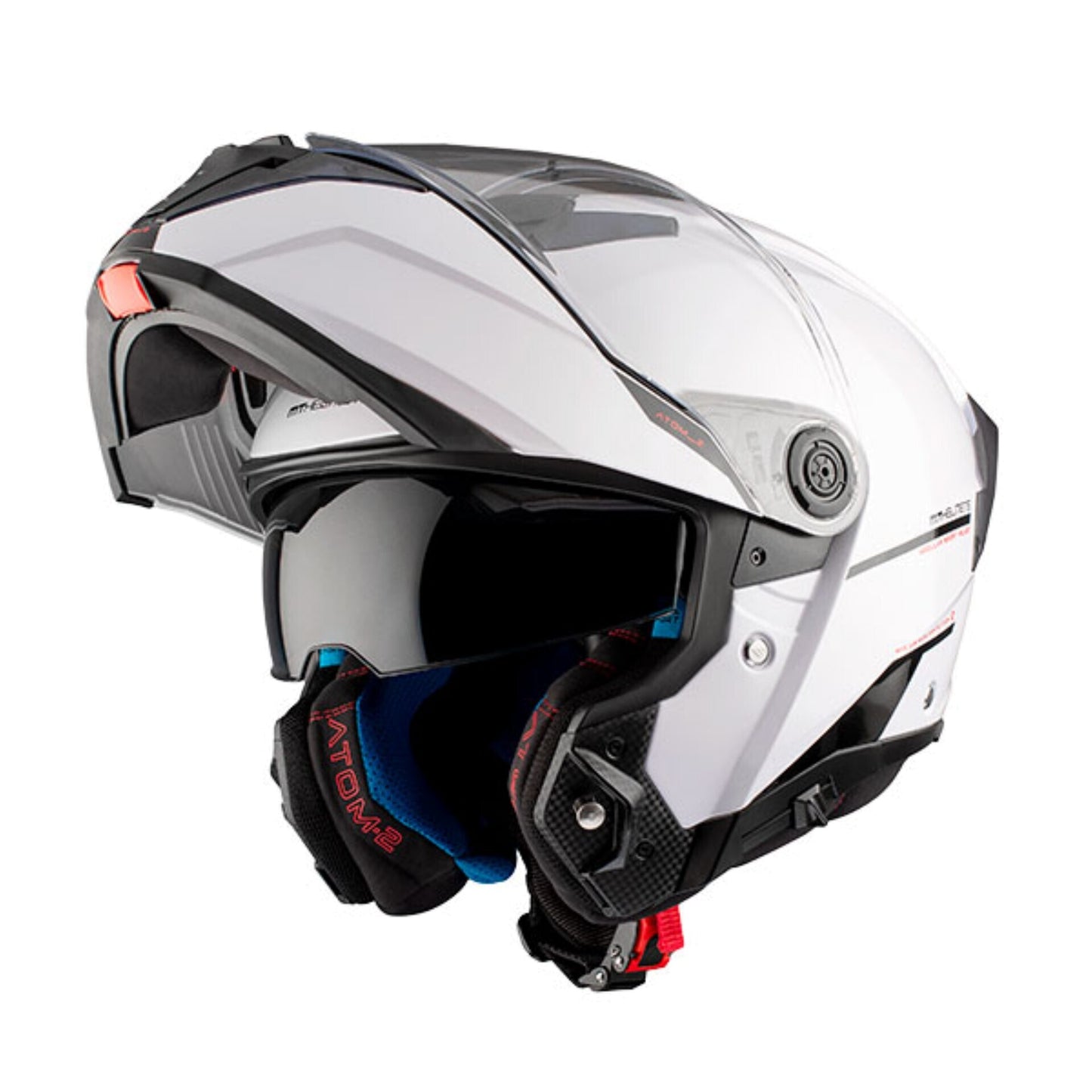 Capacete modular sólido MT Helmets Atom 2 SV - preto mate