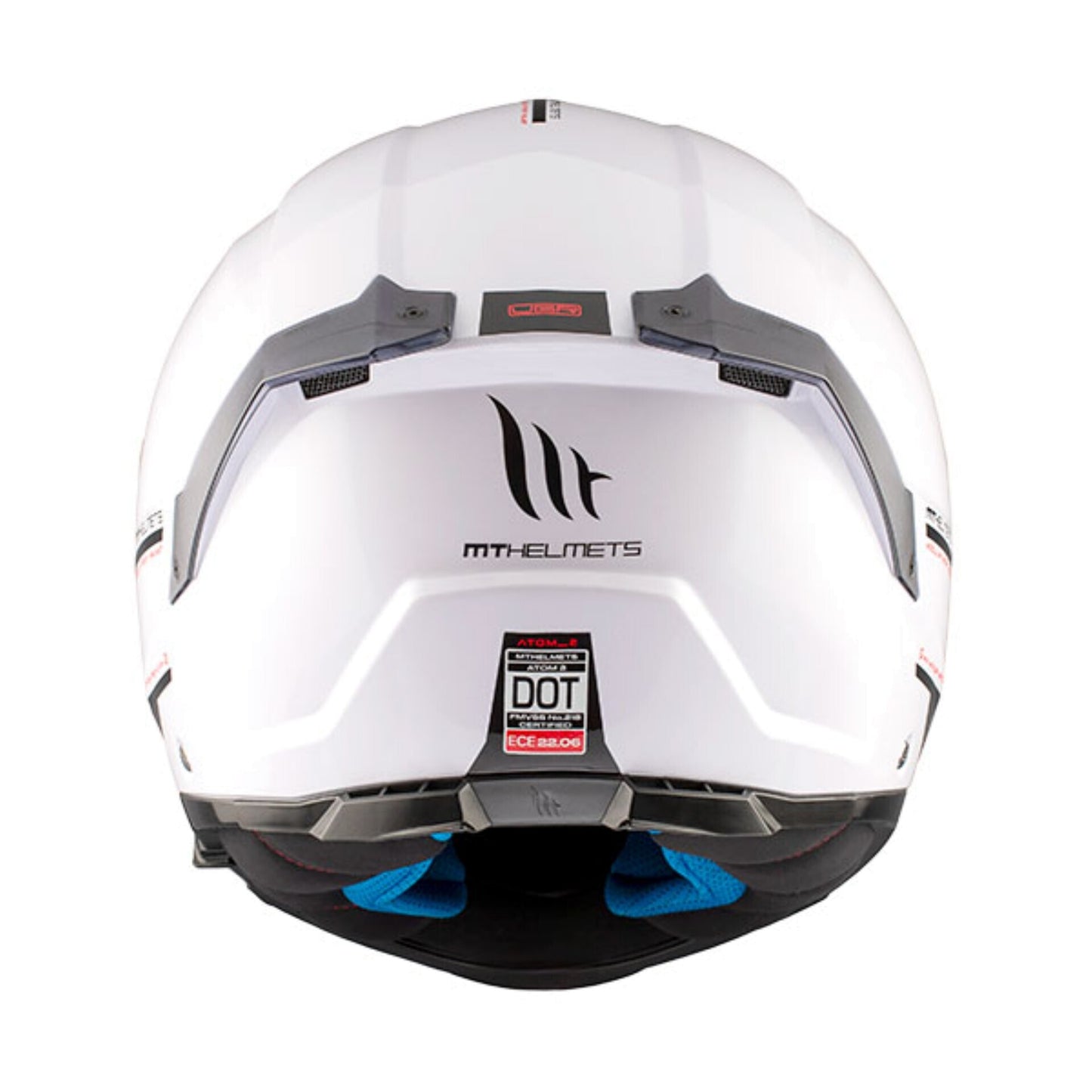 Capacete modular sólido MT Helmets Atom 2 SV - preto mate