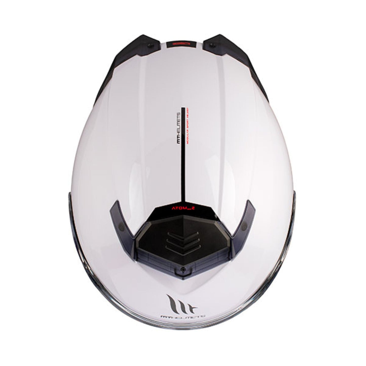 Capacete modular sólido MT Helmets Atom 2 SV - preto mate