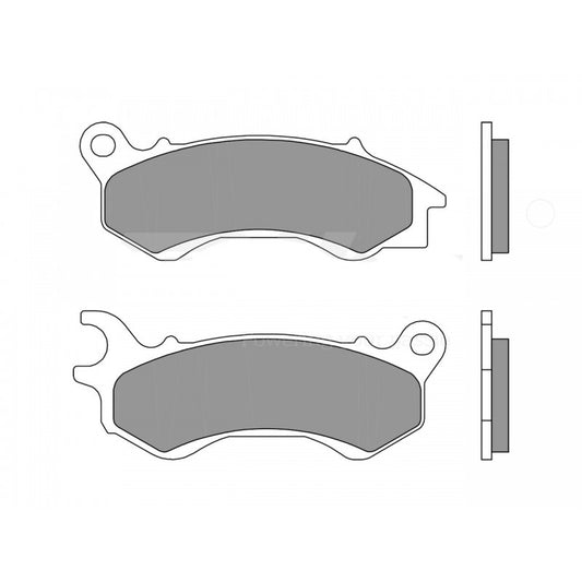 PASTILHA DE TRAVÃO FRENTE HONDA PCX 125 BREMBO